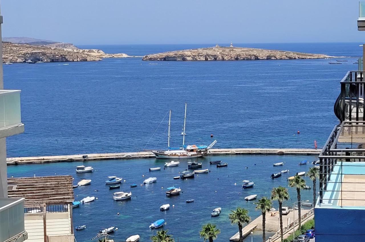 Lovely Apartment With Side Sea View خليج سانت بول المظهر الخارجي الصورة